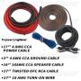 TOPSTRONGGEAR 4 Gauge Amp Kit True 4 AWG Amplifier Installation Wiring Amp Kit Install Cables