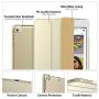MoKo Case Fit New iPad Mini 5 2019 (5th Generation 7.9 inch), Slim Lightweight Smart Shell Stand Cover with Translucent Frosted Back Protector, with Auto Wake/Sleep - Gold