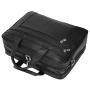 TIDING Leather Briefcase for Men 17'' Computer Bag Business Travel Messenger Bag