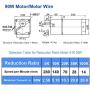 Electric Gear Motor, Walfront AC 220V 90W Single Phase Asynchronous Gear Motor High Torque Deceleration Adjustable Speed 5K/10K/20K/50K/100K RPM Optional(50k)