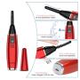 JDO Heated Eyelash Curler Electric Eyelash Curler USB Rechargeable Electronic Eye Lashes Curling Comb Quick Heating Long Lasting (Red#2)