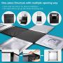 Neewer Photo Studio Light Box 16inches/40cm Shooting Light Tent Adjustable Brightness Foldable Portable Professional Booth Table Top Photography Lighting Kit 80 LED Lights 4 Colors Backdrops
