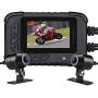 Motorcycle Dash Cam Camera, Blueskysea DV688 Sportbike Dashcam 1080p Front Rear Dual Lens Waterproof 130° Angle with 2.35'' LCD Screen Night Vision for Motorcycle Rider