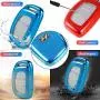 Hyundai Key Fob Cover, Soft TPU Key Fob Case Full Protector Fit Hyundai 2018 2019 2020 2021 Sonata Elantra Tucson Venue Ioniq I40 IX35 I45 3/4 Buttons Keyless Entry Remote Control - Blue