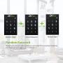ZKTeco Smart Door Lock, Keyless Entry Door Lock Deadbolt with keypad, Fingerprint Door Lock, Electronic Deadbolt Lock, Biometric Door Lock Work with APP, Code, Fingerprint