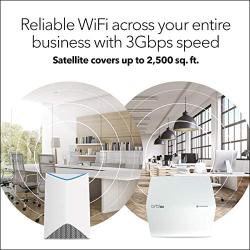 NETGEAR Orbi Pro Tri-Band WiFi Ceiling-Mount Satellite for Business with 3Gbps Speed (SRC60) | 1 Satellite Covers up to 2,500 sq. ft. | Requires Orbi Pro Router | Insight Cloud Management (SRC60)