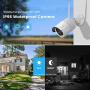 【2 Way Audio】 Wireless Security Camera System, Fyuui 1080P 8 Channel Wireless Surveillance NVR with 2TB Hard Drive, 8pcs 2.0 Megapixel (1920×1080P) WiFi IP Bullet Camera Outdoor Indoor, H.265+ NVR
