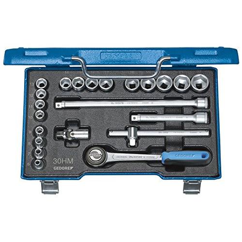 GEDORE 30 HMU-3 Socket Set 3/8'' 22 pcs hex 6-22 mm