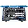 GEDORE 30 HMU-3 Socket Set 3/8'' 22 pcs hex 6-22 mm