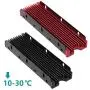 QIVYNSRY M.2 heatsink 2280 SSD Double-Sided Heat Sink with Thermal Silicone pad for PCIE NVME M.2 SSD or NGFF SATA M.2 SSD Black