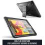 Poetic Revolution Series Case Designed for iPad 10.2 7th Generation 2019 / 8th Generation 2020 Case, Full-Body Rugged Shockproof Protective Cover with Kickstand and Built-in-Screen Protector, Black