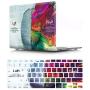 HRH 2 in 1 Creative Brain Laptop Body Shell Protective Hard Case Cover Silicone Keyboard Cover for MacBook Pro 13.3'' with Retina Display (A1502/A1425)(W/O CD-ROM) Release 2015/2014/2013/end 2012
