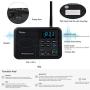 Wuloo Intercoms Wireless for Home 1 Mile Range 22 Channel 100 Digital Code Display Screen(Only 1 Unit for Expandable The Original intercom System, CAN NOT Work Without Other Units)