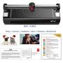 Laminator, Willing Thermal Laminator, Anti Jam Mechanism, 9 Inches, 4 in 1 Laminator with 20 Laminating Pouches, Paper Cutter, Corner Rounder