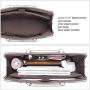 CLUCI Briefcase for Women Oil Wax Leather 15.6 Inch Laptop Business Vintage Slim Ladies Shoulder Bag
