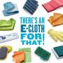 E-Cloth Window Cleaning Pack, Microfiber Glass Scrubbing Cloth & Polishing Cloth (Set of 2)