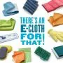 E-Cloth Window Cleaning Pack, Microfiber Glass Scrubbing Cloth & Polishing Cloth (Set of 2)