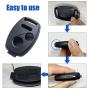 3 Button Replacement Key Fob Case Keyless Entry Fits Honda Accord/Civic/CR-V/Fit/Odyssey/Pilot/Ridgeline/CR-Z Remote Control Key Shell Casing