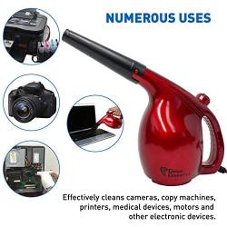 Compucleaner 2.0 -Durable ABS Plastic Electric High Pressure Air Duster - Computer Cleaner Blower - Keyboard Cleaner - Electronic Devices and Laptop Cleaner - Replaces Compressed Air Cans-RED