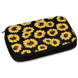 Beautiful Sunflowers Print Electronic Organizer Bag Pouch for Electronics Accessories