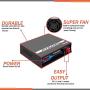 Universal Compact Bench Power Supply - 30 Amp Regulated Home Lab Benchtop AC-to-DC Converter w/ 13.8 Volt DC 115/230V AC Switchable, Screw Type Terminals, Cooling Fan - Pyramid PSV300