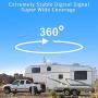 Wireless Backup Camera DVR for RV Truck Trailer Pickup with Monitor Back up Camera Reverse Rear Side View Reversing Stable Signal 1080P Observation System 4 Split with Recording Function eRapta EWX4