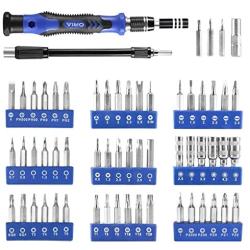 ORIA Precision Screwdriver Set, 86 in 1 with 57 Bits Repair Tool Kit, Portable Bag for Cellphone, Game Console, Tablet and Other Devices, Blue