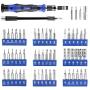 ORIA Precision Screwdriver Set, 86 in 1 with 57 Bits Repair Tool Kit, Portable Bag for Cellphone, Game Console, Tablet and Other Devices, Blue