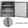 AEGIS 1.04 cu.ft Fireproof Safe Electronic Security Safe Box-Safes and Lock Boxes, Money Box, for Home Hotel Office Cash Jewelry,Battery and Keys Included