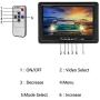 Hikity Backup Camera and Monitor Kit, Waterproof 18 IR LED Night Vision Reverse Camera + 7'' TFT Rear View Monitor Vehicle Parking System for RV Bus Trailer Truck (65ft 4-Pin Aviation Video Cable)