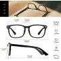 Blue Light Blocking Glasses Square Computer Glasses Women/Men,Wearpro 2PACK Nerd Reading Gaming Glasses Non Prescription