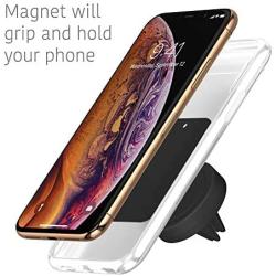 TalkWorks Air Vent Magnetic Phone Car Mount Cell Phone Holder Magnet Compatible with Apple iPhone 11, 11 Pro/Max, XR, XS/Max, X, 8, 7, 6, SE, Android for Samsung Galaxy