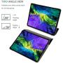 ProCase iPad Pro 11 Case 2020 & 2018, Slim Hard Shell Protective Stand Cover for iPad Pro 11 2nd Gen 2020 (Latest Model) & 1st Gen 2018 [Support 2nd Gen Apple Pencil Charging] –Black