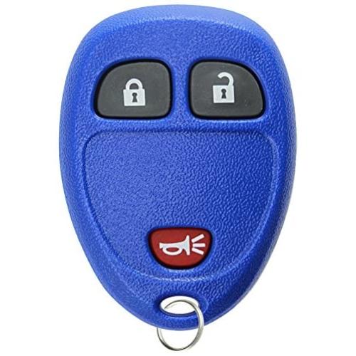 KeylessOption Keyless Entry Remote Control Car Key Fob Replacement for 15913420 Blue