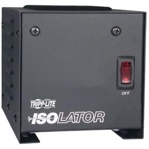 Tripp Lite IS250 Isolation Transformer 250W Surge 120V 2 Outlet 6 feet Cord TAA GSA