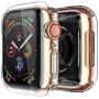 Smiling Case Compatible with Apple Watch Series 6/ SE/Series 5/ Series 4 with built in Screen Protector 40mm,Overall Protective TPU Clear Case(2 pack)