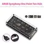 5V RGB Splitter Hub with Case and for ASUS/MSI 5V 3Pin LED Controller、LED Splitter 10-Port Hub with 50CM 3Pin Extension Cord, Perfect for Lots of RGB 5V RGB Splitter Hub with Case and for ASUS/MSI 5V 3Pin LED Controller、LED Splitter 10-Port Hub with 50CM 3Pin Extension Cord, Perfect for Lots of RGB