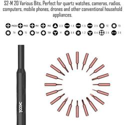 XOOL Precision Screwdriver Set, Pentalobe Screwdriver Tiny Screwdrivers Electronics Screwdriver Set Screw Driver Kit Torx Magnetic Screwdriver Set for iPhone PC Macbook Computer Tablet Cellphone