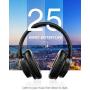 Mpow H7 Bluetooth Headphones, Comfortable Over Ear Wireless Headphones, Hifi Stereo Headset, Wireless Wired Mode, CVC6.0 Microphone for Kids, Adults, Cellphone, Online Class, Home Office, PC