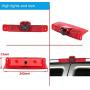 Navinio New Version Car Third Roof Top Mount Brake Lamp Camera Brake Light Rear View Backup Camera+7'' LCD Car Dashboard Color Monitor for Chevrolet Express GMC Savana Vans Exporer Vans Cargo