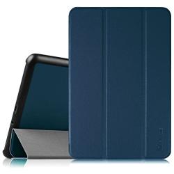 Fintie Slim Shell Case for Samsung Galaxy Tab A 8.0 (Previous Model 2015) - Super Slim Lightweight Standing Cover with Auto Sleep/Wake for Tab A 8.0 SM-T350/T355/P350/P355 2015, Navy