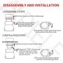 APIELE 22mm Key Switch 440V 10A 1NO1NC (3 Position, Momentary)