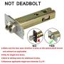 Keyless Door Lock Mechanical Digital Combination High Security Keypad Entry Door Lock Stainless Steel 304 for Wood Metal Plastic Door Garden ( Not Electronic )