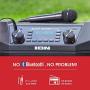 ION Audio Block Rocker Plus | 100W Portable Speaker, Battery Powered with Bluetooth, Microphone & Cable, AM/FM Radio, Wheels & Telescopic Handle and USB Charging For Smartphones & Tablets