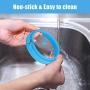 Emoly Silicone Egg Ring, Egg Rings Non Stick, Egg Cooking Rings, Perfect Fried Egg Mold or Pancake Rings (New,4pcs)