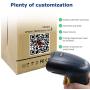 TEEMI QR Barcode Scanner with Handsfree AutoSensing Stand Handheld Automatic USB Wired 1D 2D Bar Codes Reader