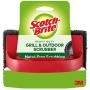 Scotch-Brite Heavy Duty Outdoor Scrubber, Ideal for Concrete, Patio Bricks, BBQ Tools and Charcoal and Gas Grills