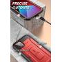 SUPCASE Unicorn Beetle Pro Series Case for iPhone 12 Pro Max (2020 Release) 6.7 Inch, Built-in Screen Protector Full-Body Rugged Holster Case(Ruddy)