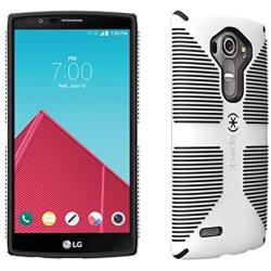 Speck Products Candyshell Grip Cell Phone Case for LG G4 - White/Black
