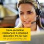 Jabra 2400 II USB DUO CC Wired Headset for Softphone with Noise Cancelling Microphone, Optimized for Unified Communication